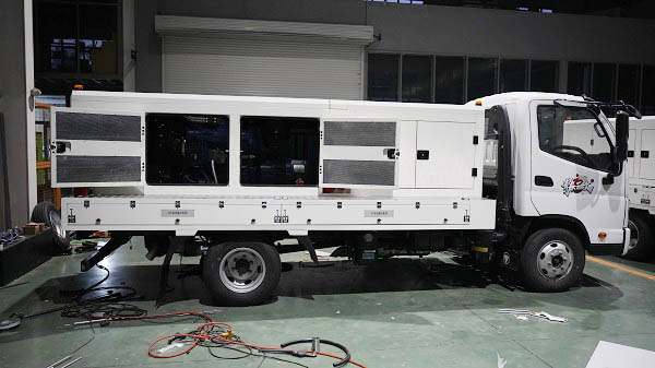 公司順利完成兩臺應急電源車的發(fā)貨任務